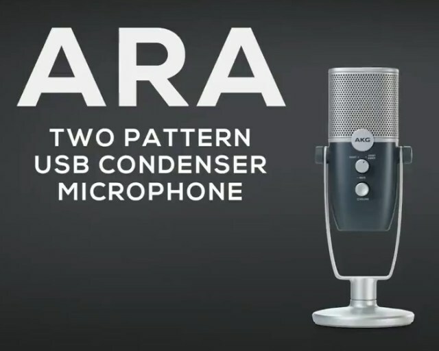AKG ARA 隨插即用型 USB麥克風