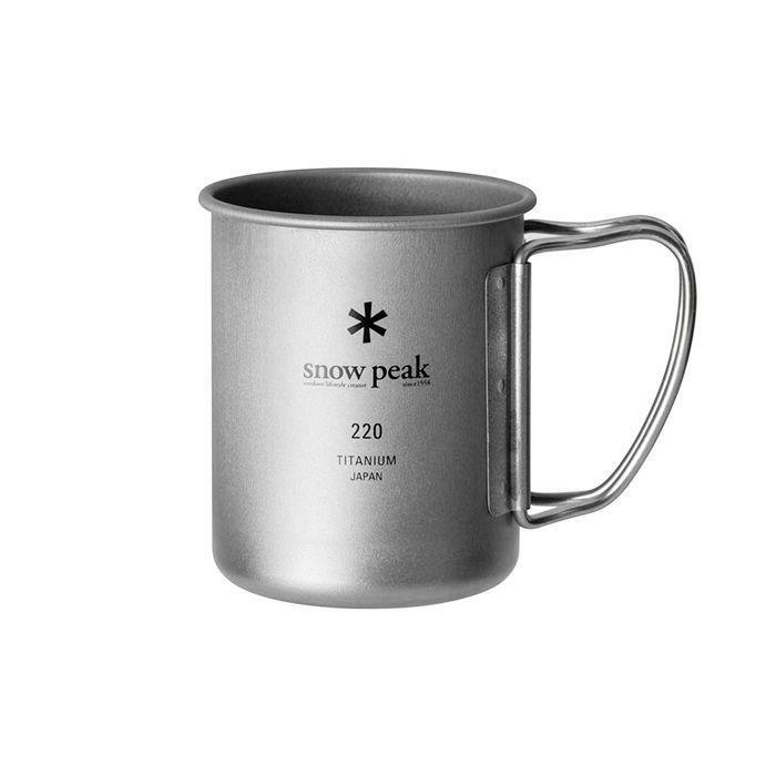 Snow Peak Titanium Single Wall Mug 220ml 單層鈦杯 MG-141