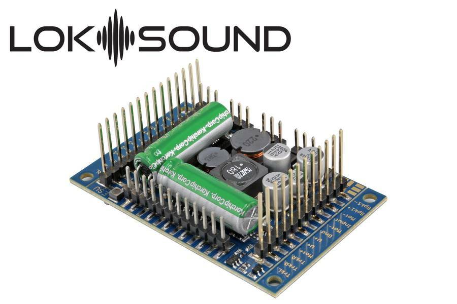 ESU 58515 G規 LokSound5 XL DCC/MM/SX/M4 Pinheader 數位音效晶片