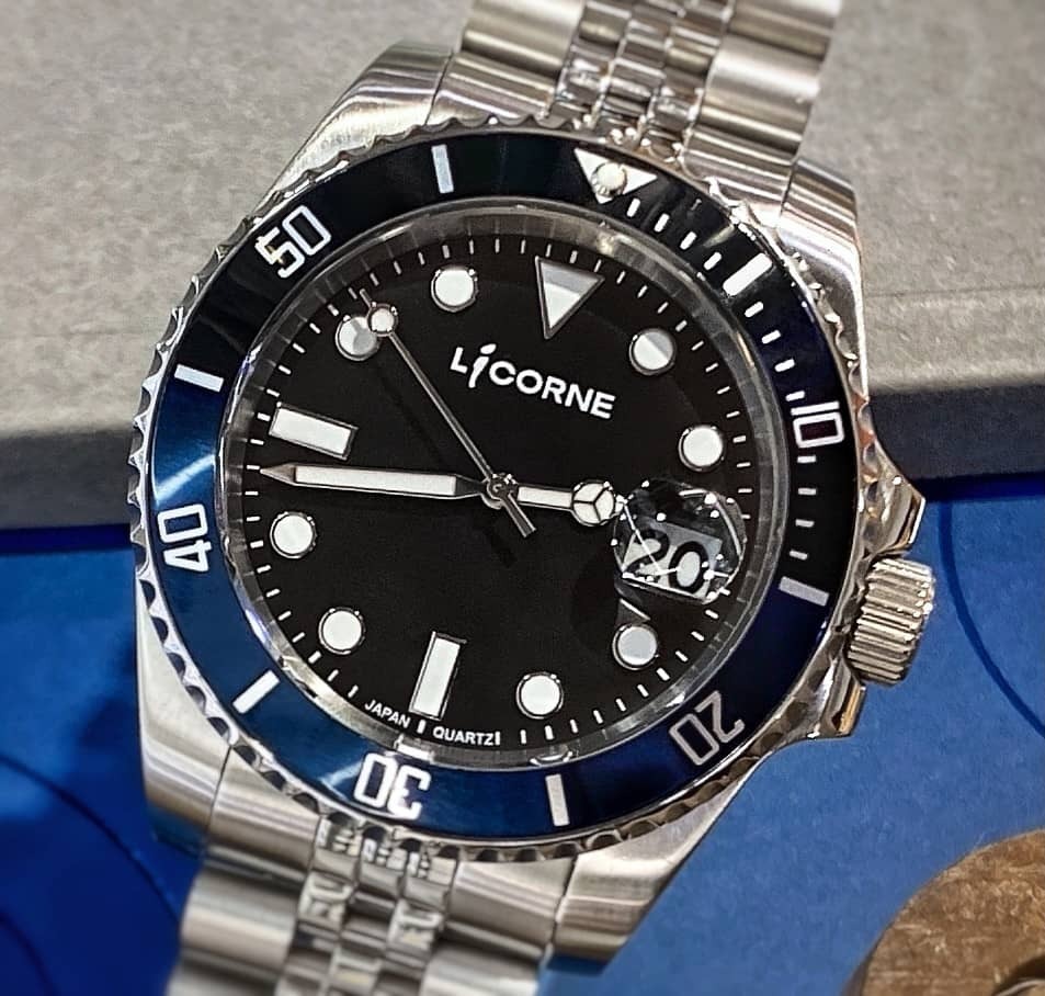 【LICORNE】LT154MWBNI Blue /LT154MWBRI Red 40mm Modern Watch