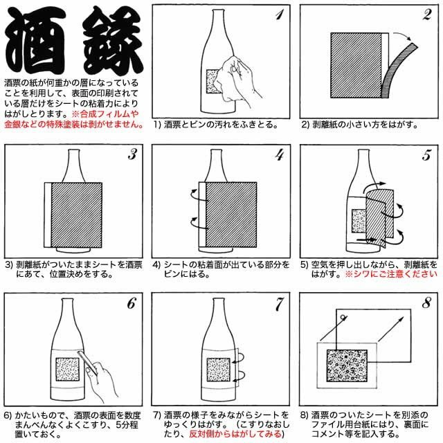 WINEX 日本酒標蒐集貼 酒錄