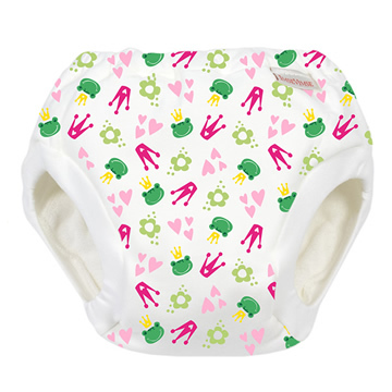 有機棉幼兒如廁訓練褲-青蛙王子