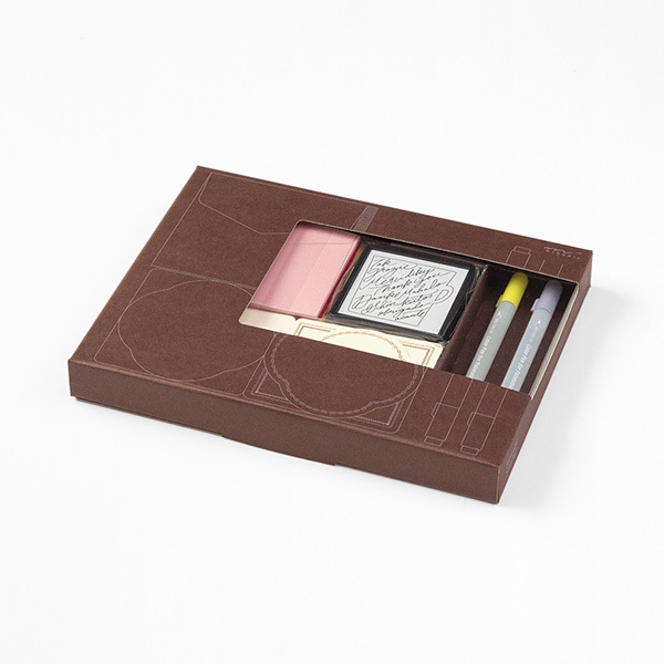 日本 MIDORI浸透印章工具箱  感恩/ 70週年限定