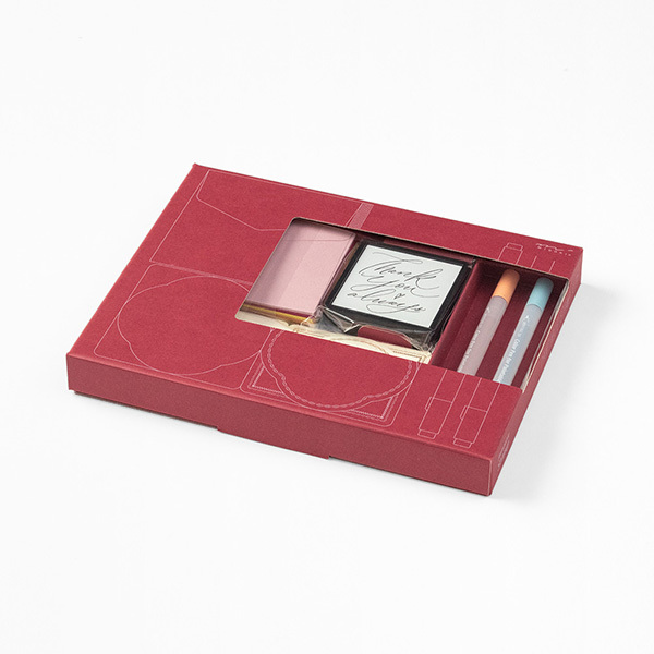 日本 MIDORI浸透印章工具箱  感恩/ 70週年限定