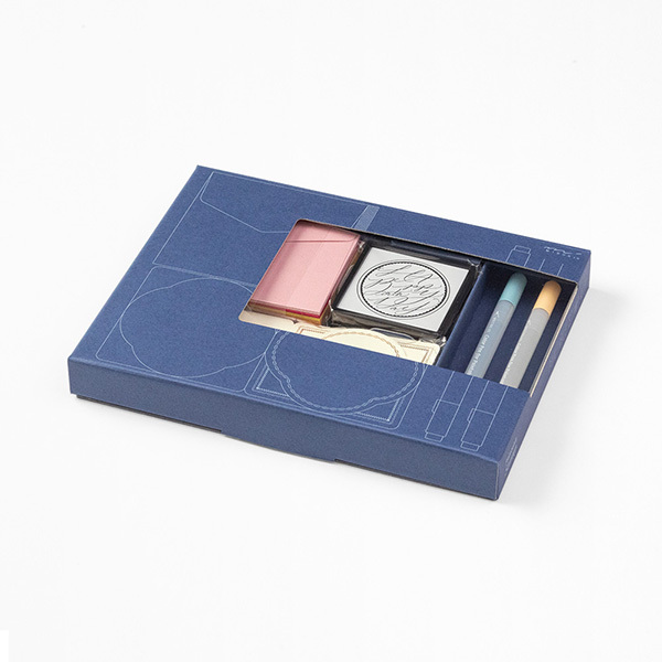 日本 MIDORI浸透印章工具箱  生日快樂/ 70週年限定