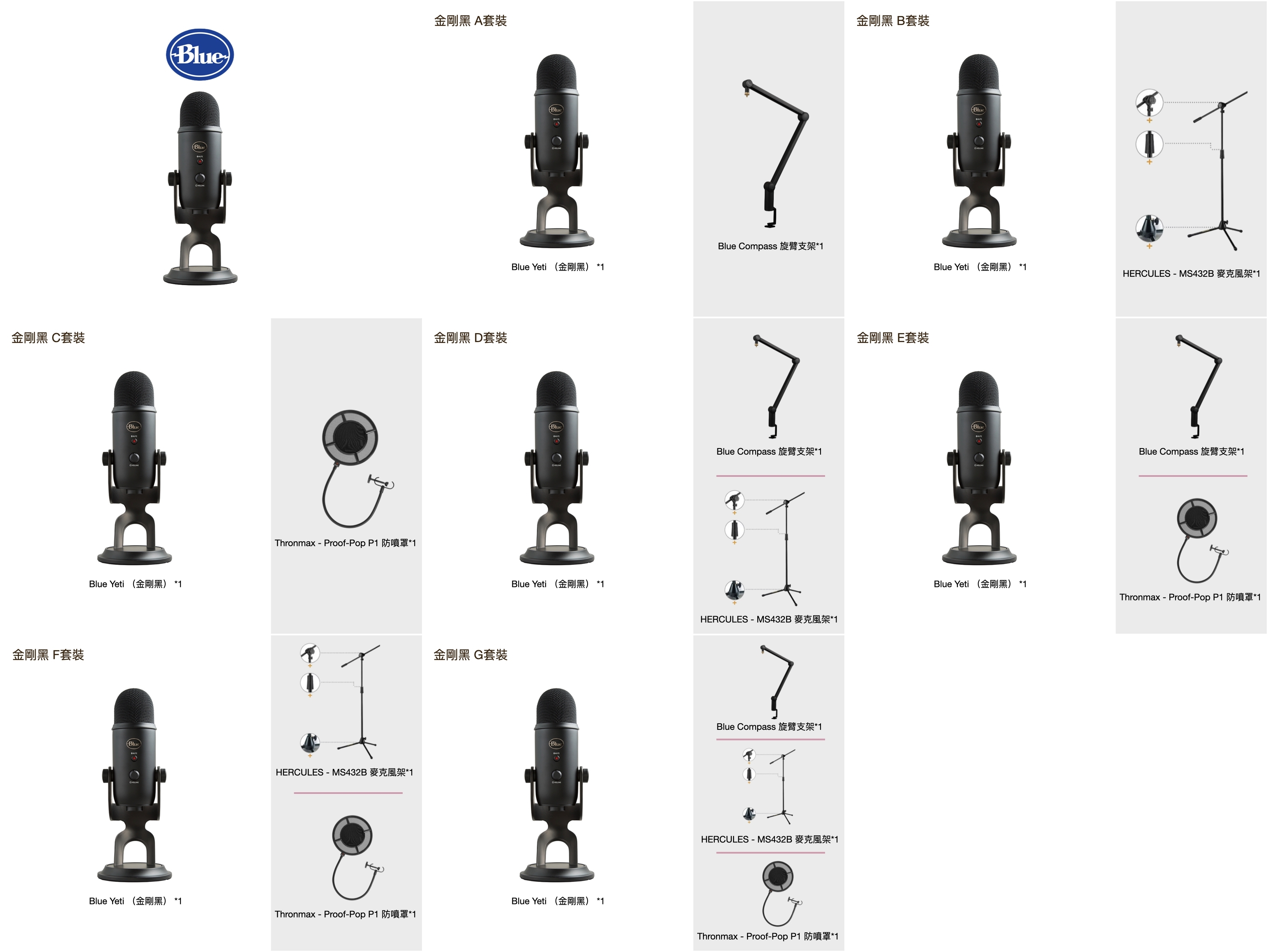Blue Blue - Yeti（USB麥克風）人聲麥克風 Podcast 宅錄必備 錄音麥克風 第 3 張圖片｜三峽麥克風