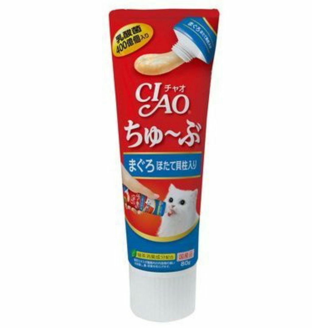 CIAO 唧唧超奴．吞拿魚+北寄貝醬80g
