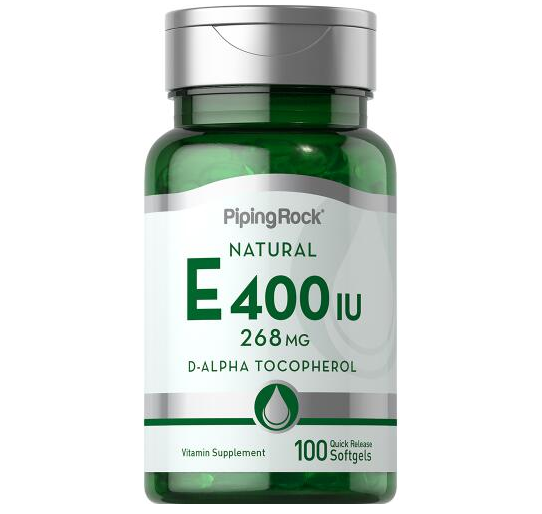 【Piping Rock】 現貨 100% 純天然維他命E vitamin E 400IU 100顆裝