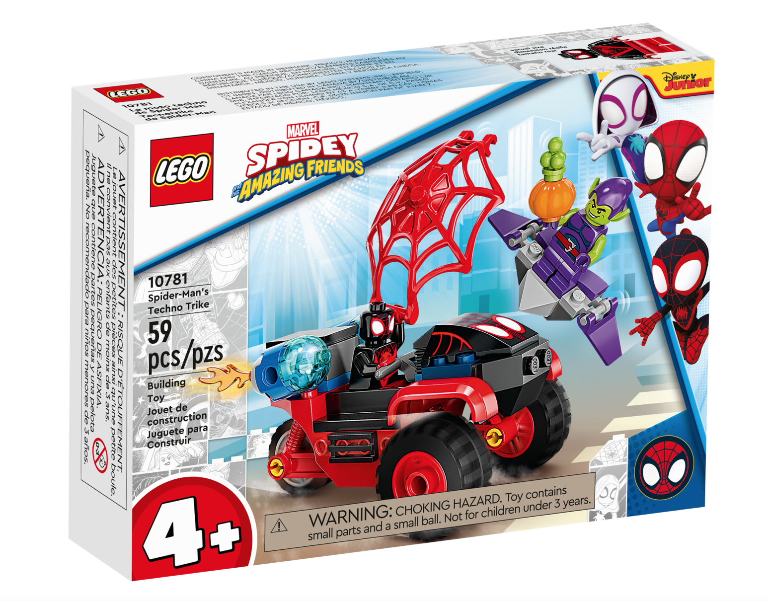 [飛米樂高積木磚賣店] LEGO10781 Marvel-蜘蛛人的科技三輪車