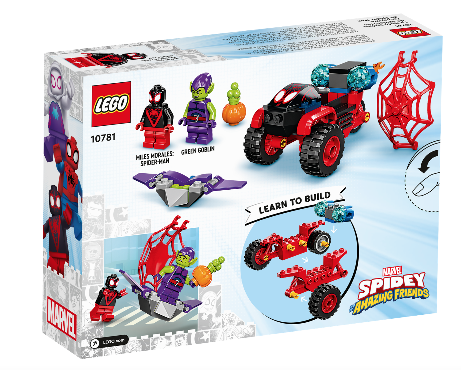 [飛米樂高積木磚賣店] LEGO10781 Marvel-蜘蛛人的科技三輪車