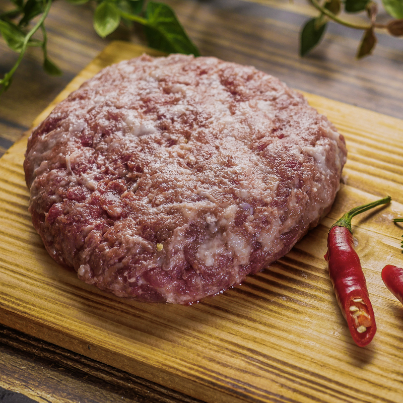 山野豚絞肉近拍
