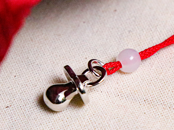 【鎮瀾宮 X 真愛密碼】金好命奶嘴純銀墜子