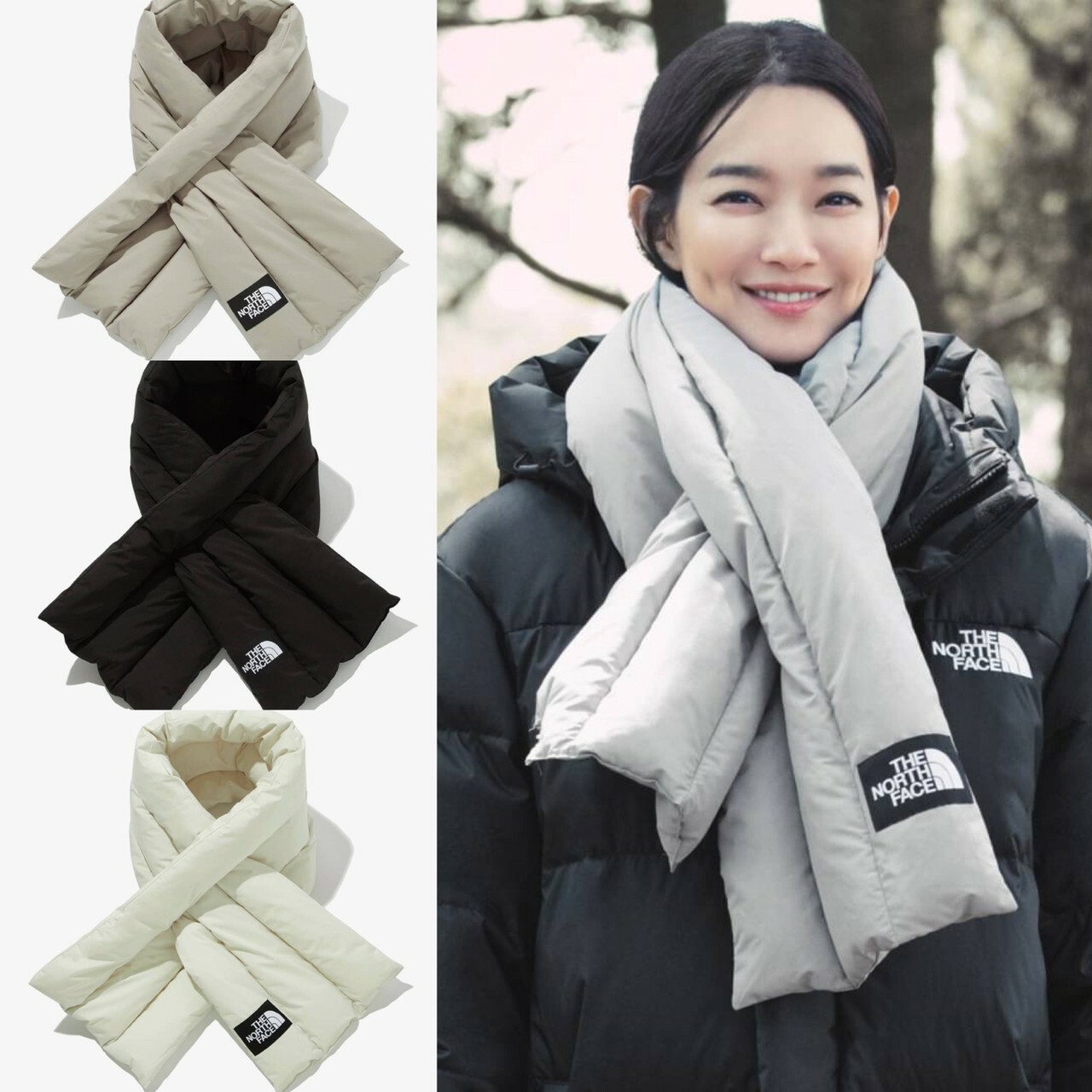 THE NORTH FACE TNF Out-of-print Down Scarf Used by Shin