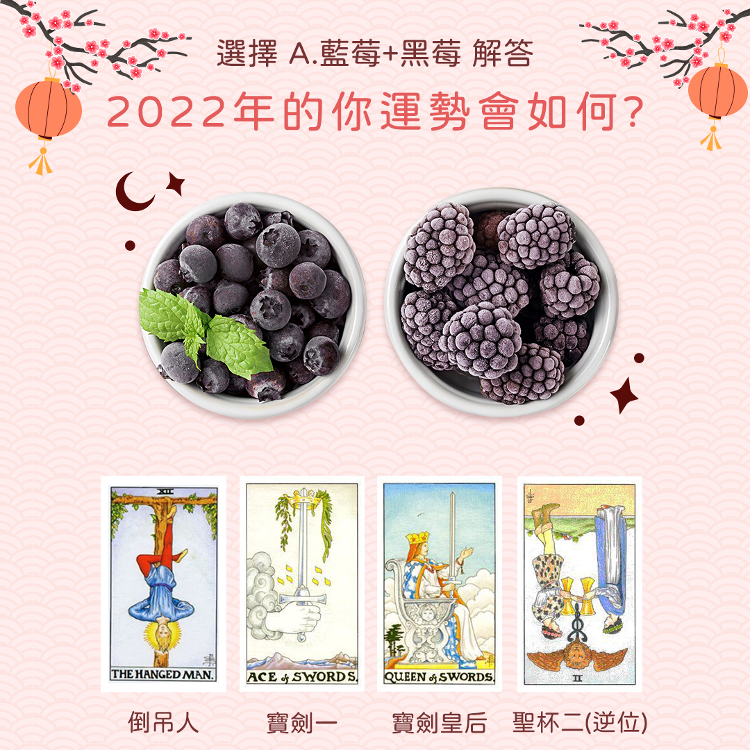 2022跨年特別企劃！ 雙莓果塔羅占卜🔮雙喜臨門