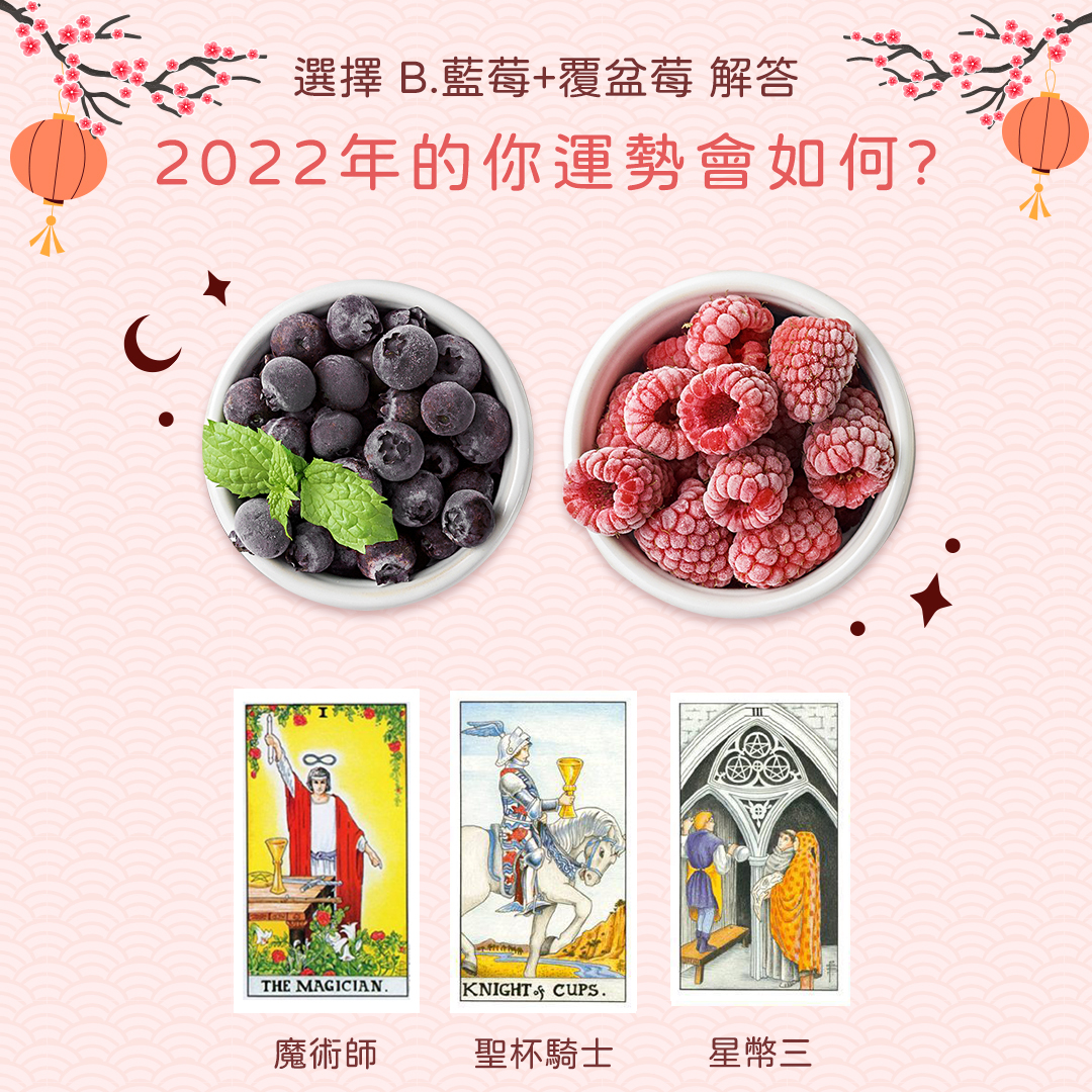 2022跨年特別企劃！ 雙莓果塔羅占卜🔮雙喜臨門
