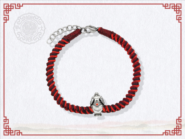 如意瓶蠟繩手鍊