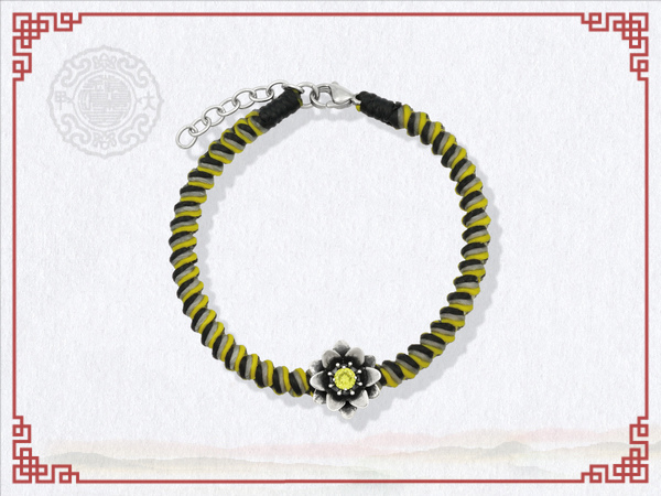 神聖金蓮蠟繩手鍊