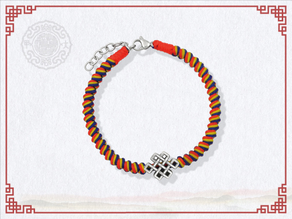 佛心吉祥蠟繩手鍊