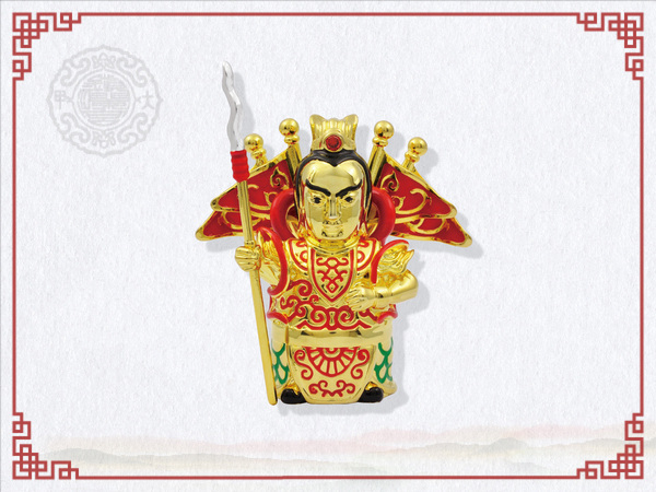 太子爺(金臉)-銅+琺瑯