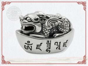 財神咒元寶(母貔貅)純銀