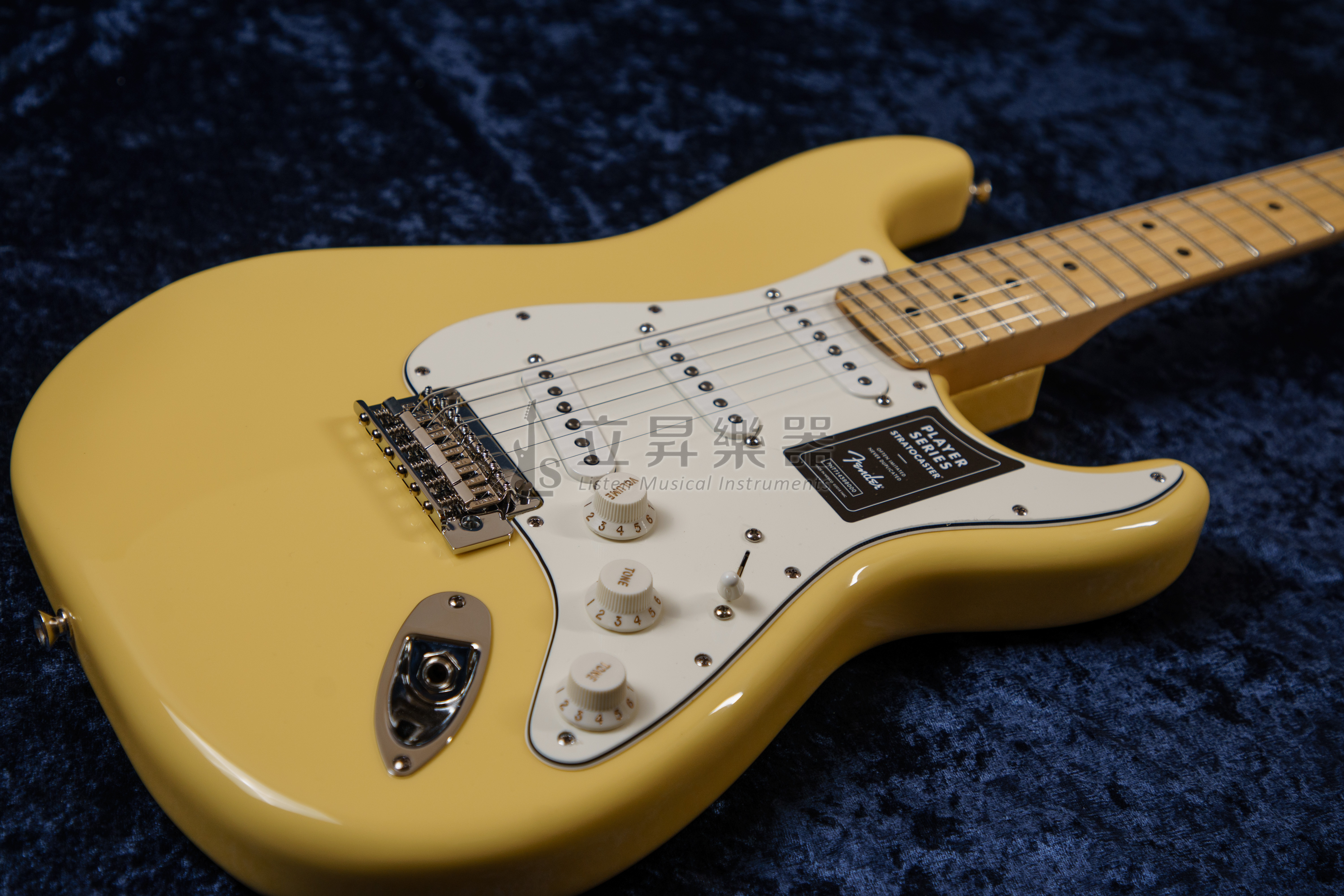 Fender Fender Player Stratocaster MN BCR 單單單 小搖座 兩點式搖座 楓木指板 奶油色 墨廠 送防潑水琴袋 第 3 張圖片｜三峽吉他 / Bass