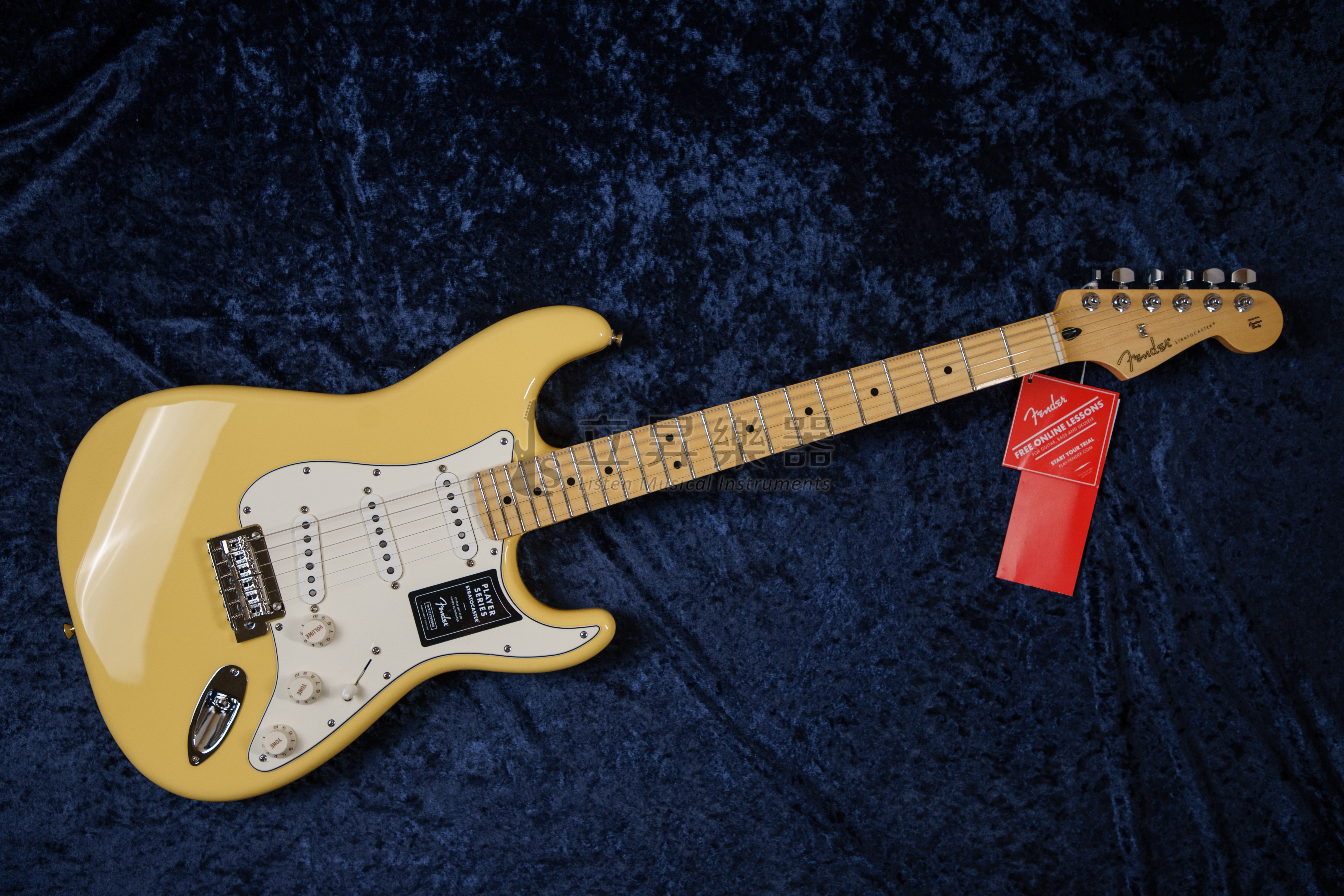 Fender Player Stratocaster MN BCR 單單單 小搖座 兩點式搖座 楓木指板 奶油色 墨廠 送防潑水琴袋