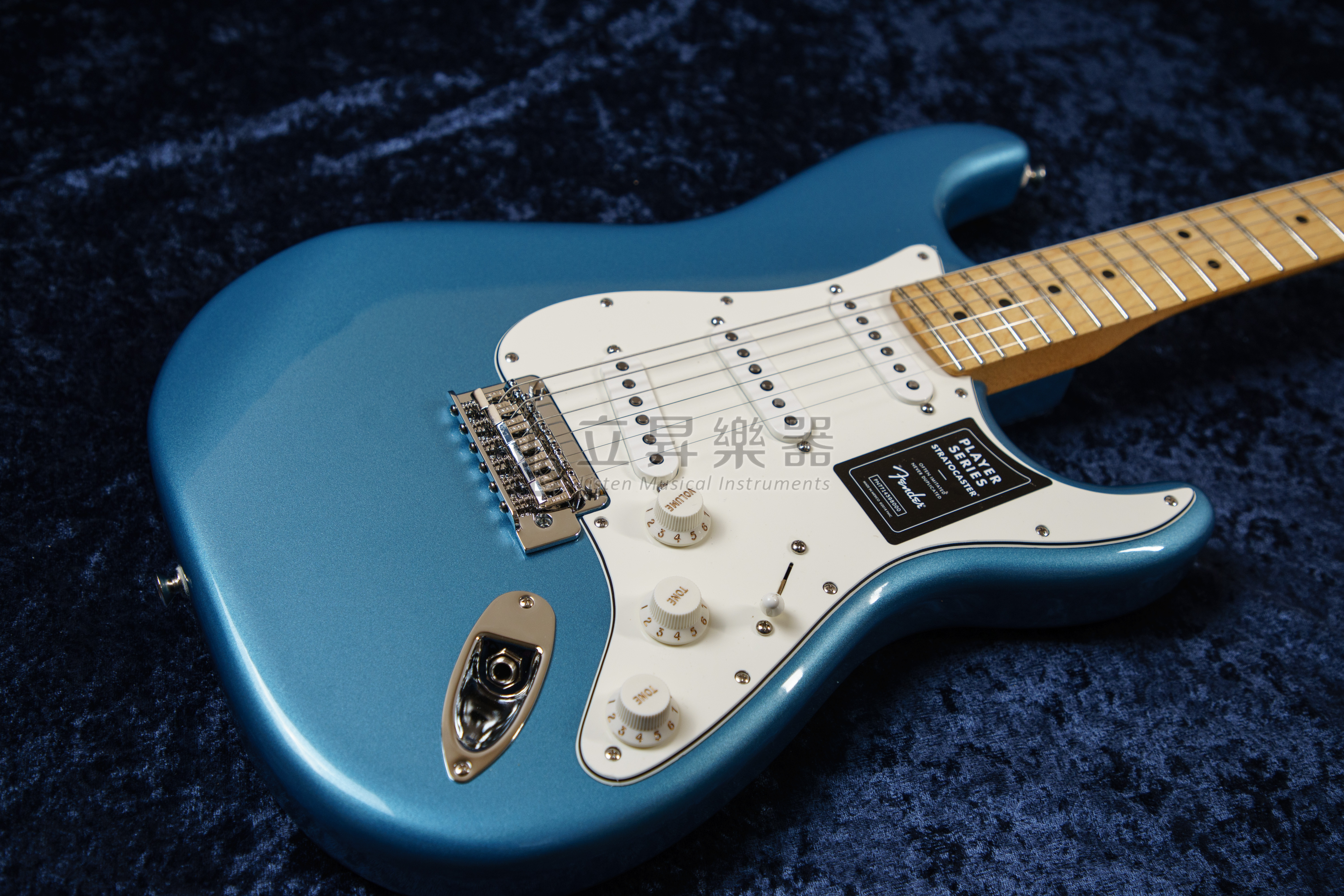 Fender Player Stratocaster MN TPL 單單單小搖座電吉他楓木指板潮池藍墨