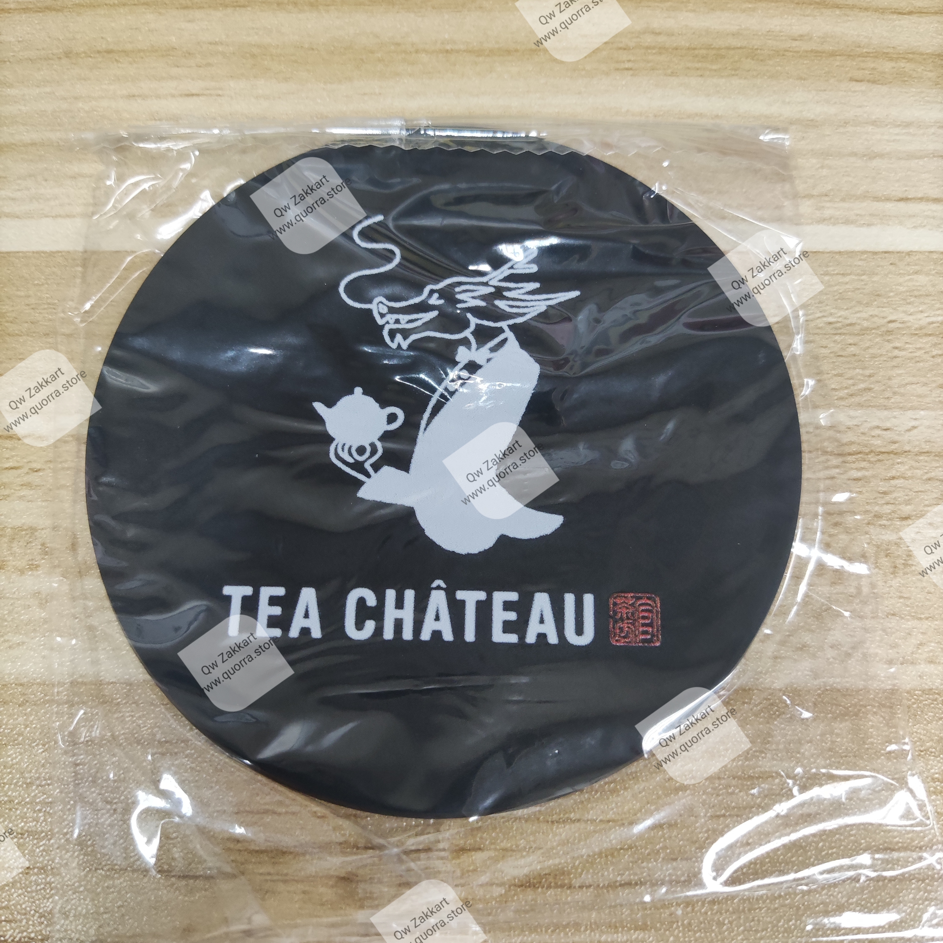 【包平郵】TEA CHATEAU 官茶坊軟膠圓型杯墊 9cm