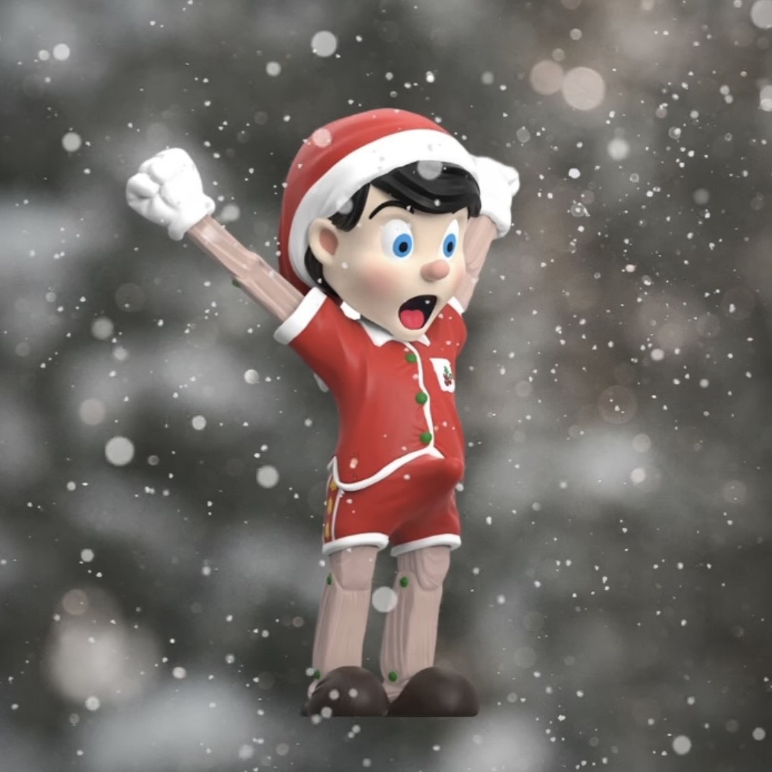 Mighty Jaxx A WOOD AWAKENING CHILL- OUT CHRISTMAS EDITION 聖誕紀念版 小木偶 限量款 現貨