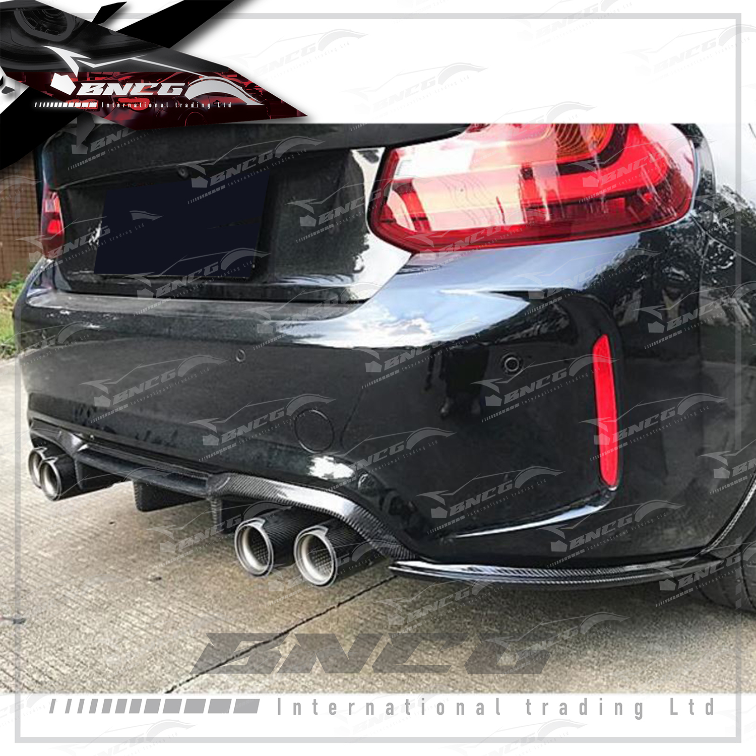 寶馬 BMW F87 M2 16-19年式 改裝 卡夢 碳纖維 外觀件 空力套件 三段式 後下巴 後導流