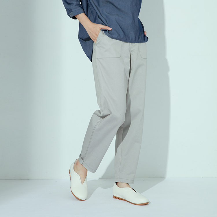 長大後的世界生活縮口褲-星球灰