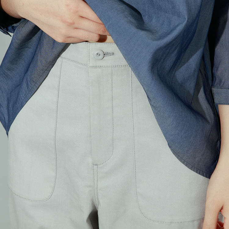 長大後的世界生活縮口褲-星球灰