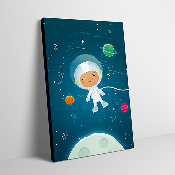 夢想上太空無框掛畫