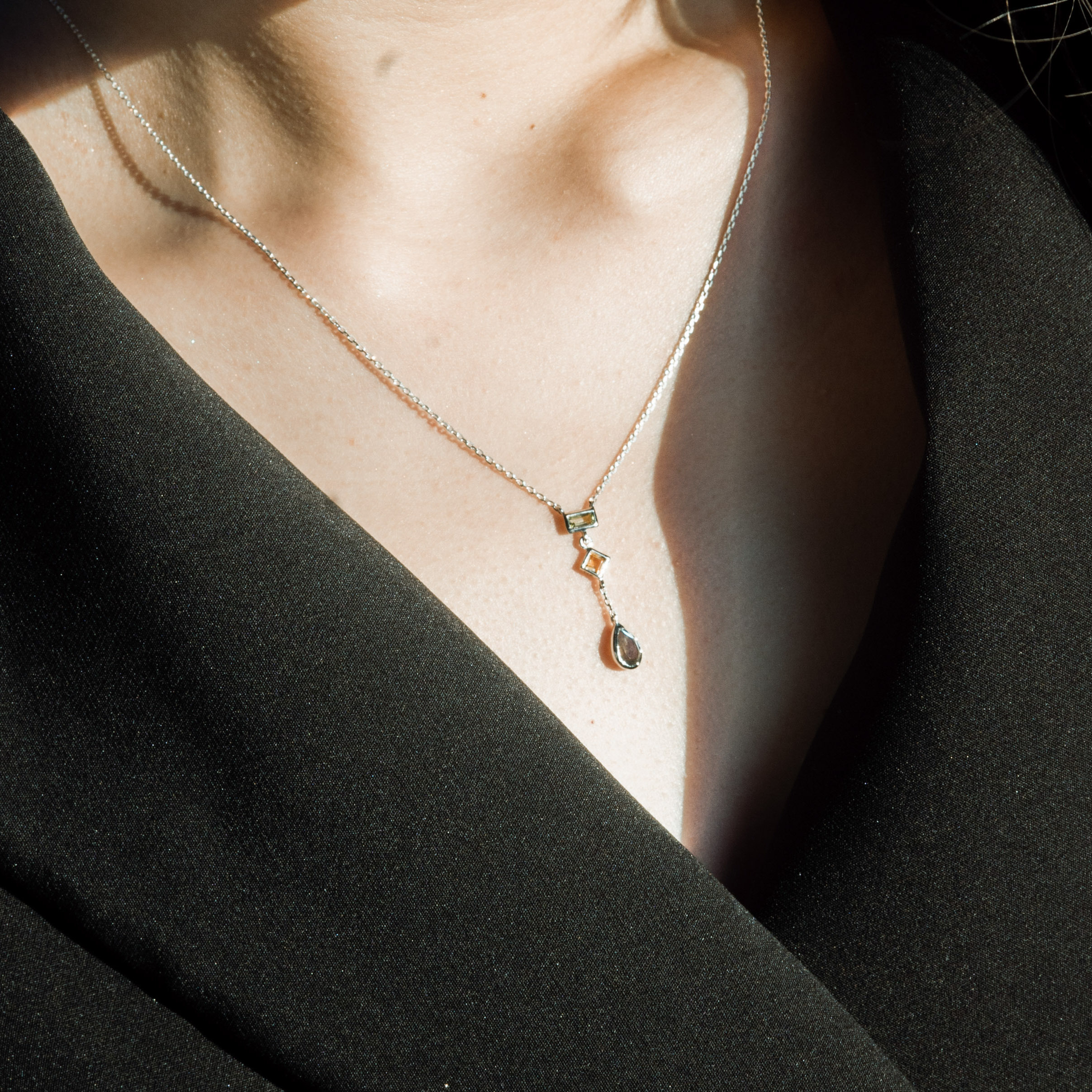 Lego蜂蜜綠小Y字項鍊