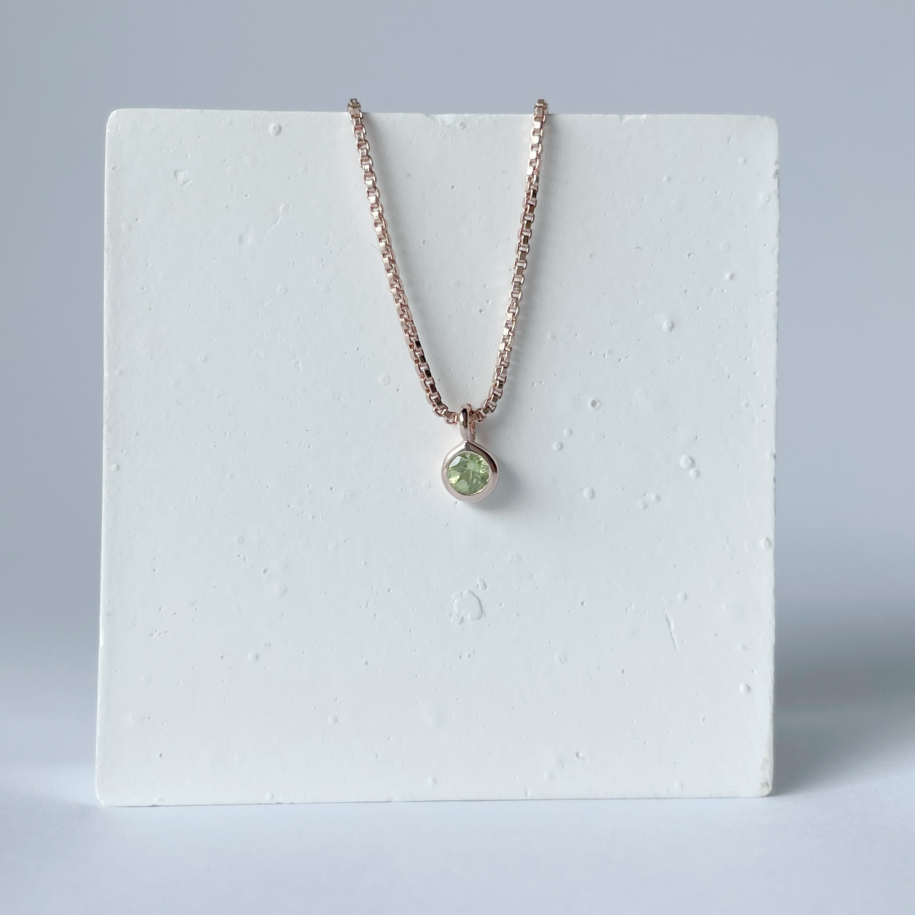 Lego小圓橄欖盒子鎖骨鏈