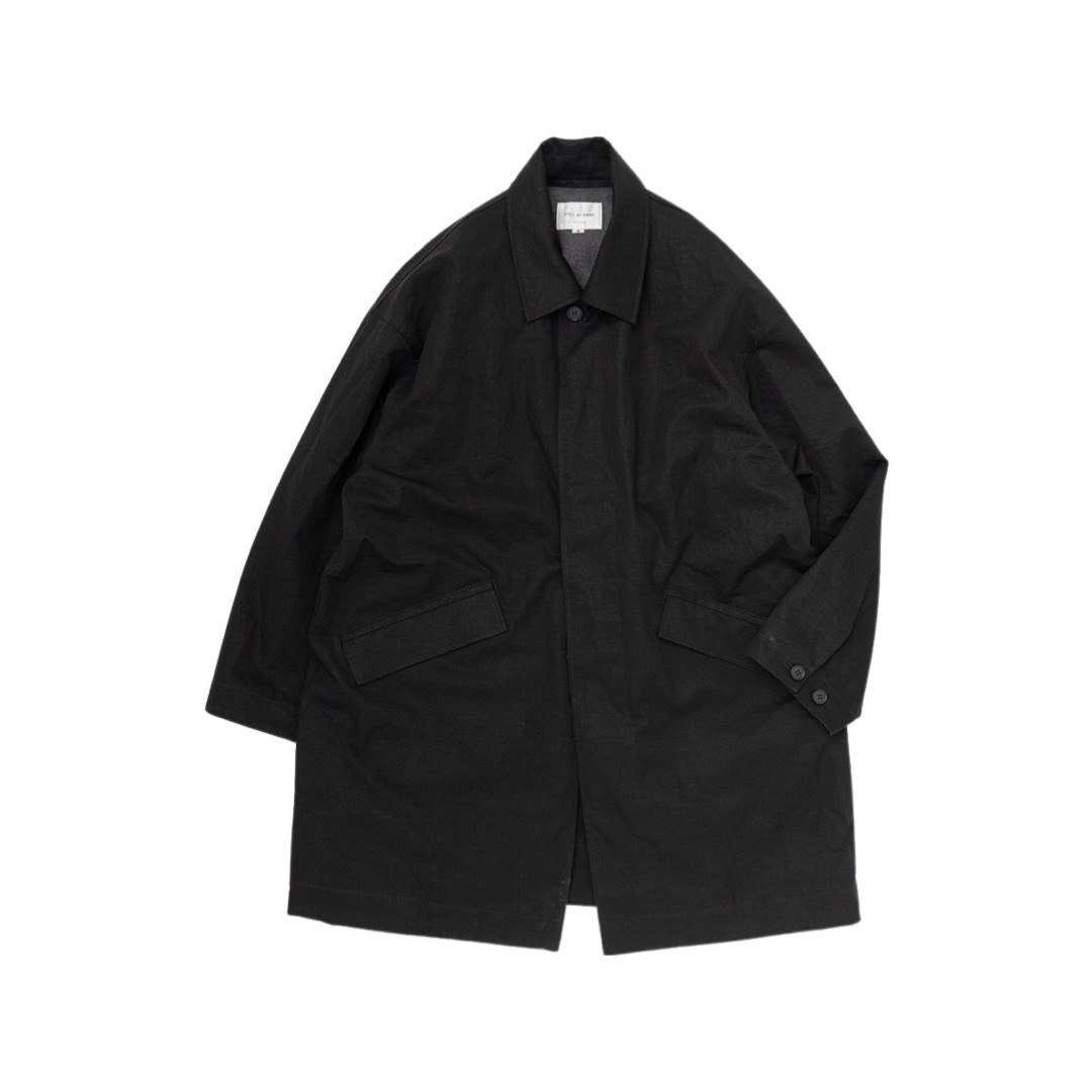 STILL BY HAND - TURNOVER COLLAR COAT / 2 COLORS