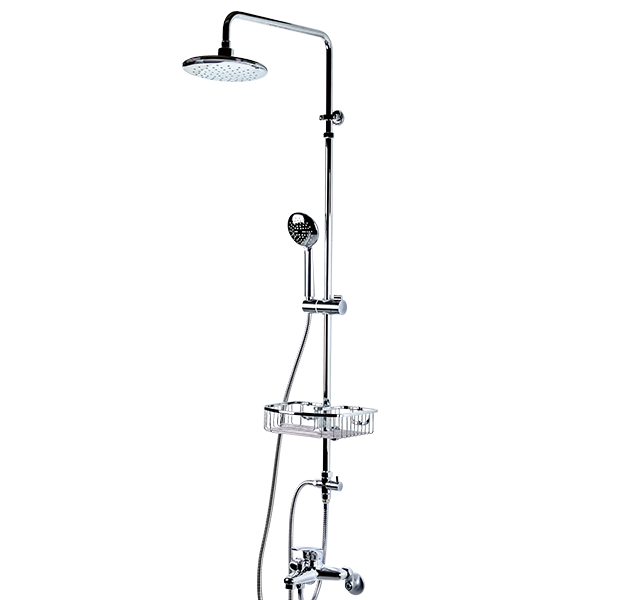 OVO京典衛浴 龍頭推薦型號 T8057 / SP4003 淋浴蓮蓬頭組 + 加裝型收納籃 *