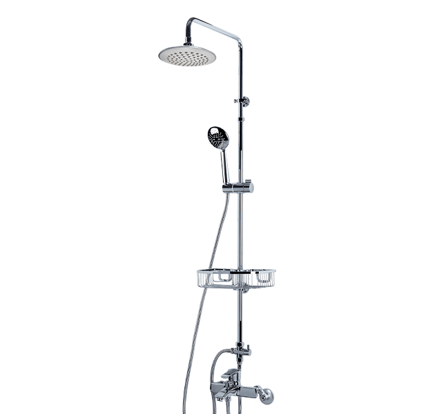 OVO京典衛浴 龍頭推薦型號 T8037 / SP4003 淋浴蓮蓬頭組 + 加裝型收納籃 *