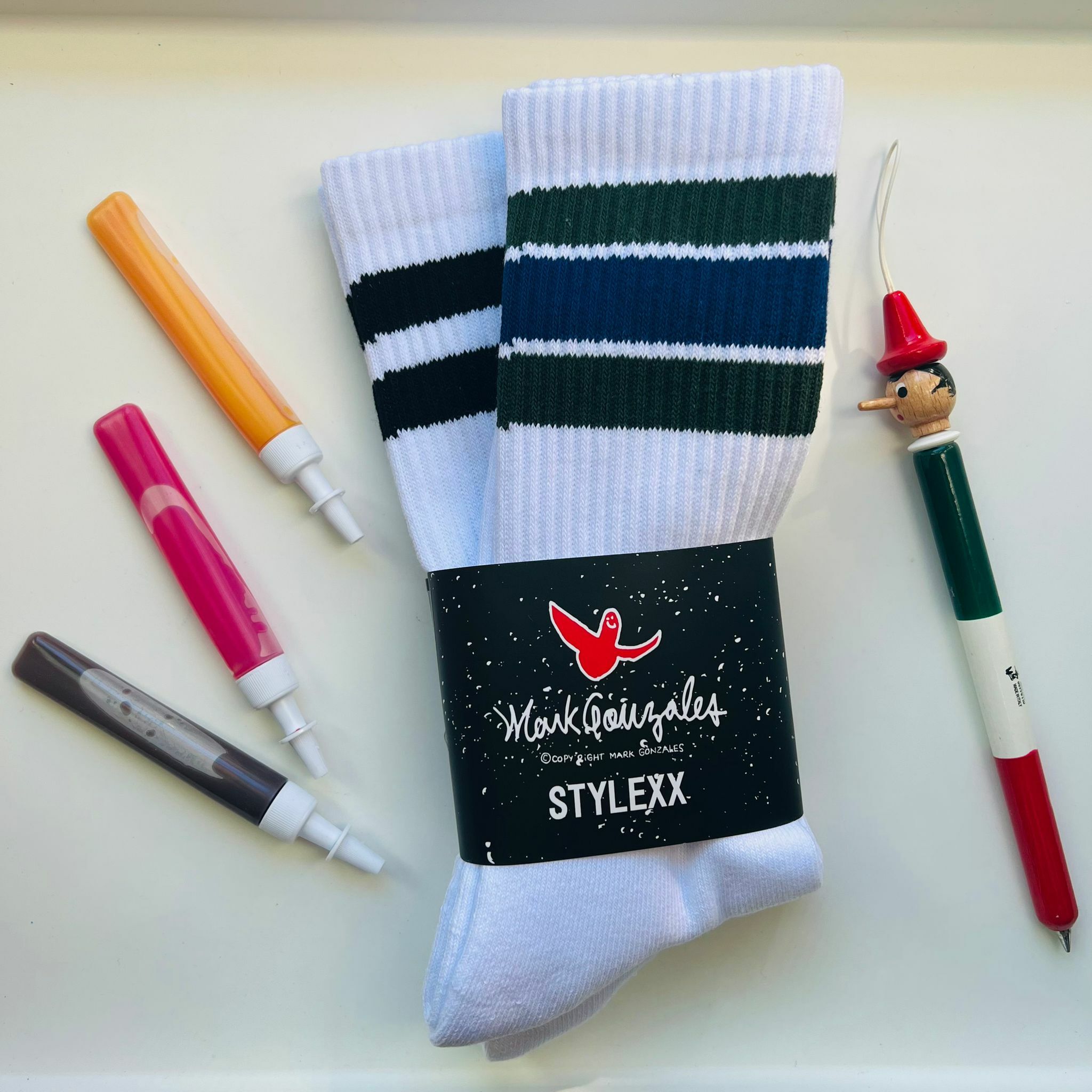Mark gonzales x Stylexx 2P Socks