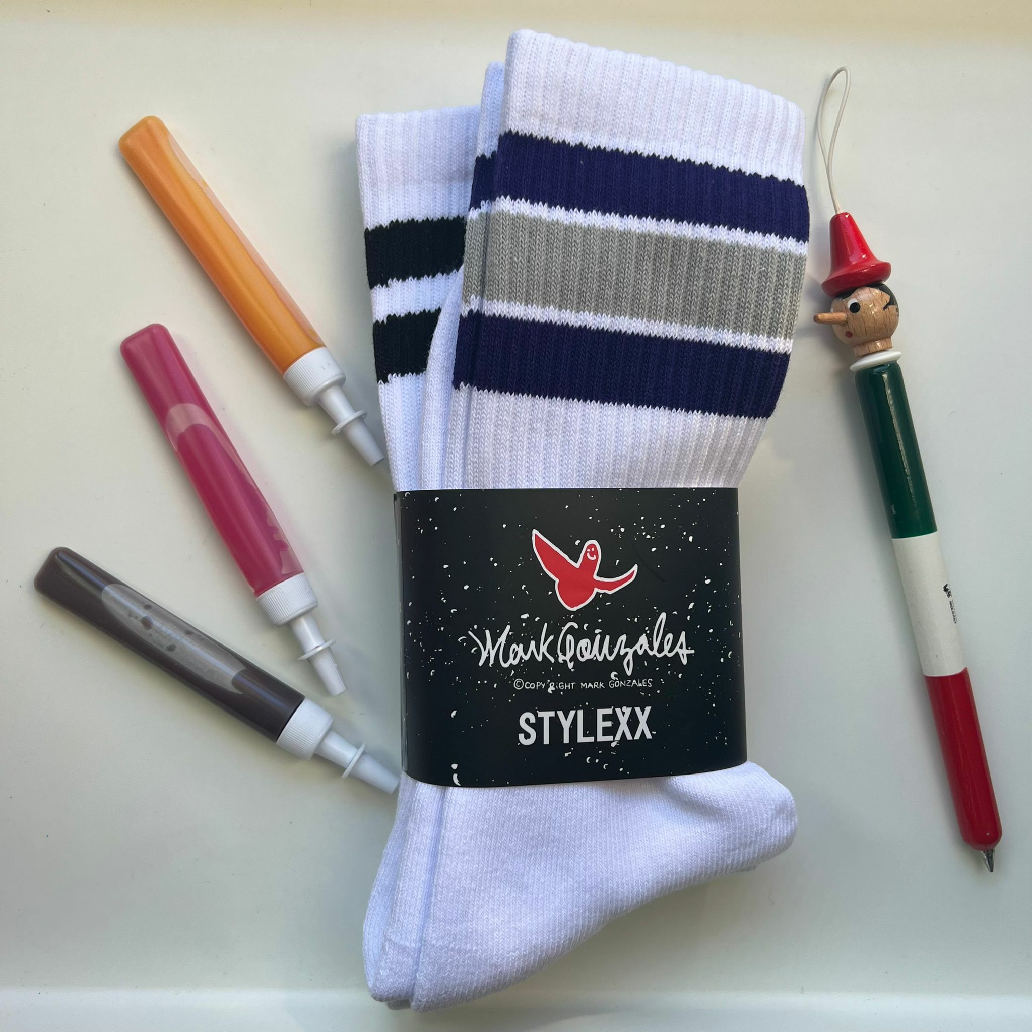 Mark gonzales x Stylexx 2P Socks