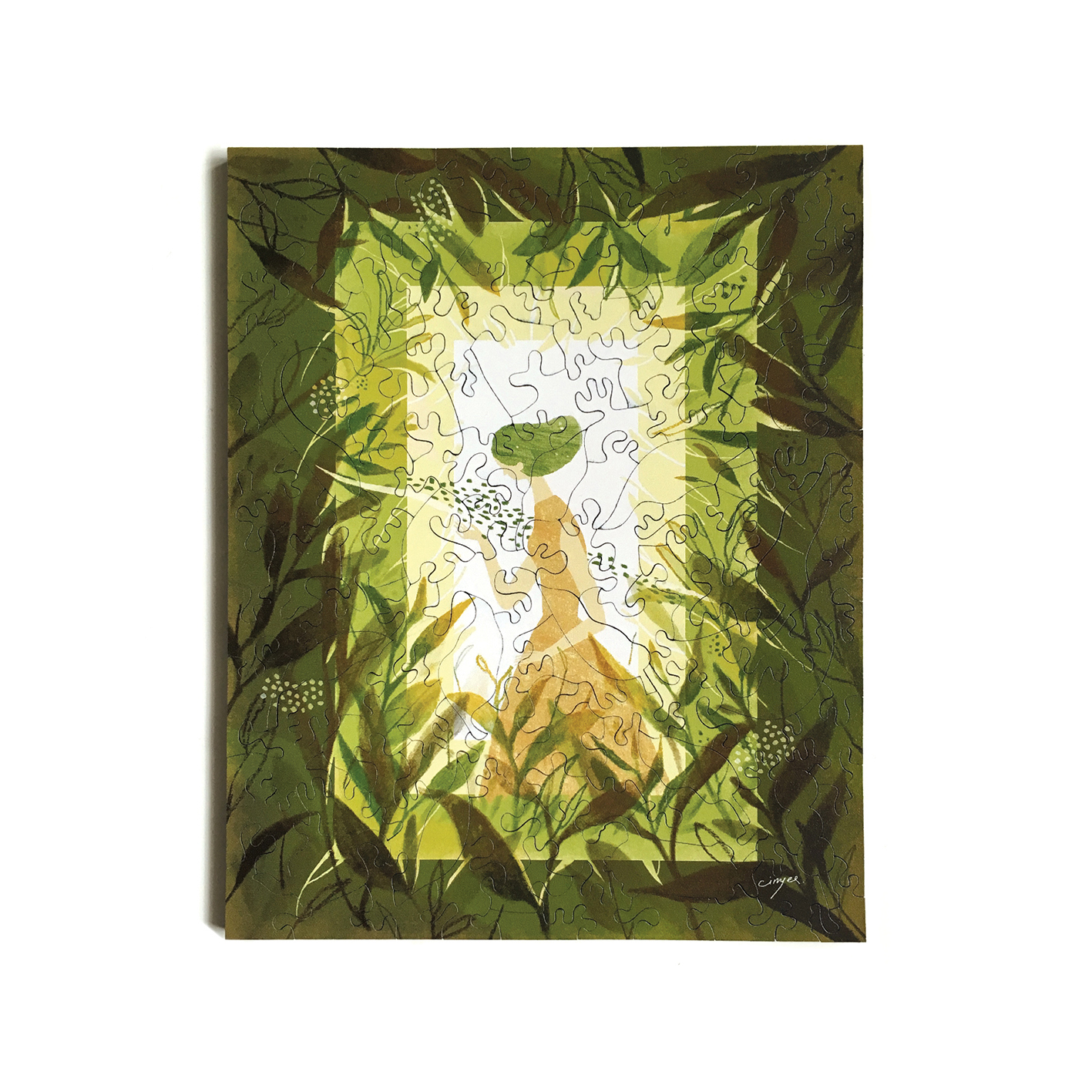 綠茶 Green Tea 木質拼圖