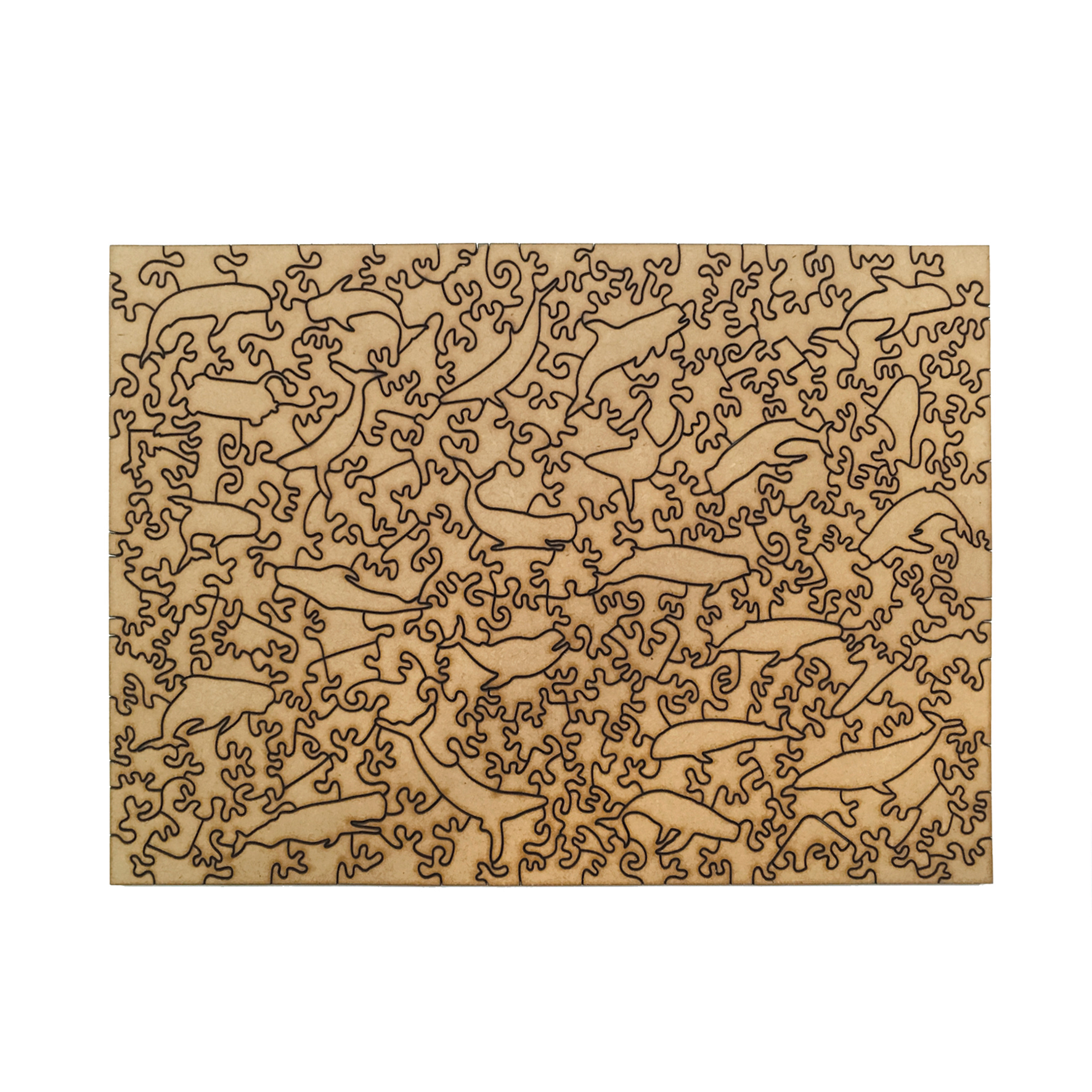 鯨魚海灣 Bay Of Whale 木質拼圖