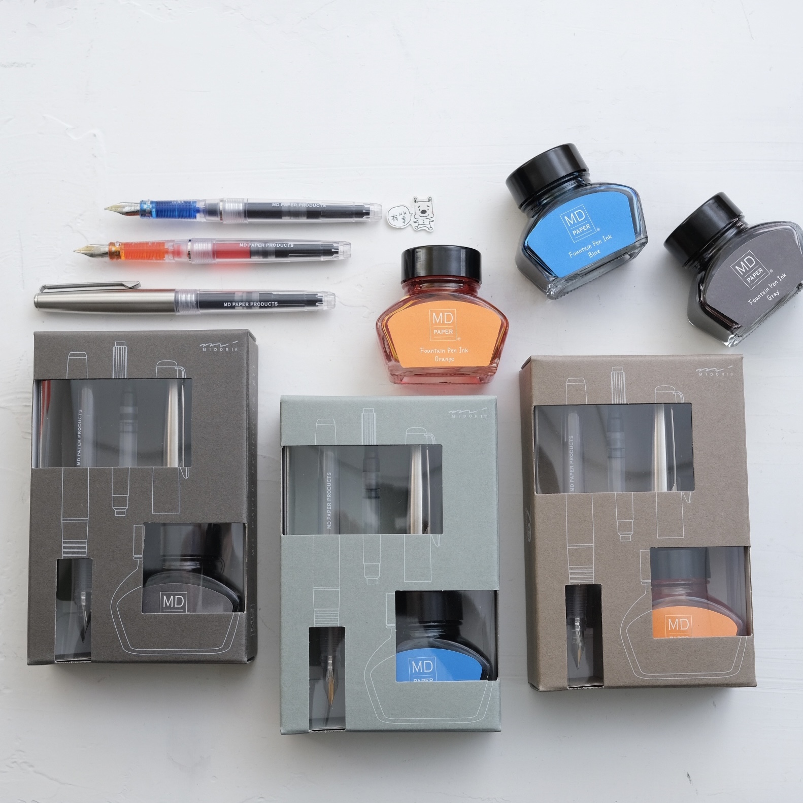 MD 鋼筆墨水組 (70週年限定)｜MIDORI 日本