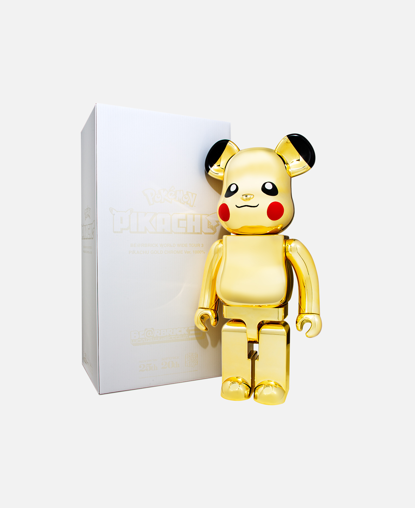 BE@RBRICK ピカチュウ GOLD CHROME Ver.100％400％ - speedlb.com