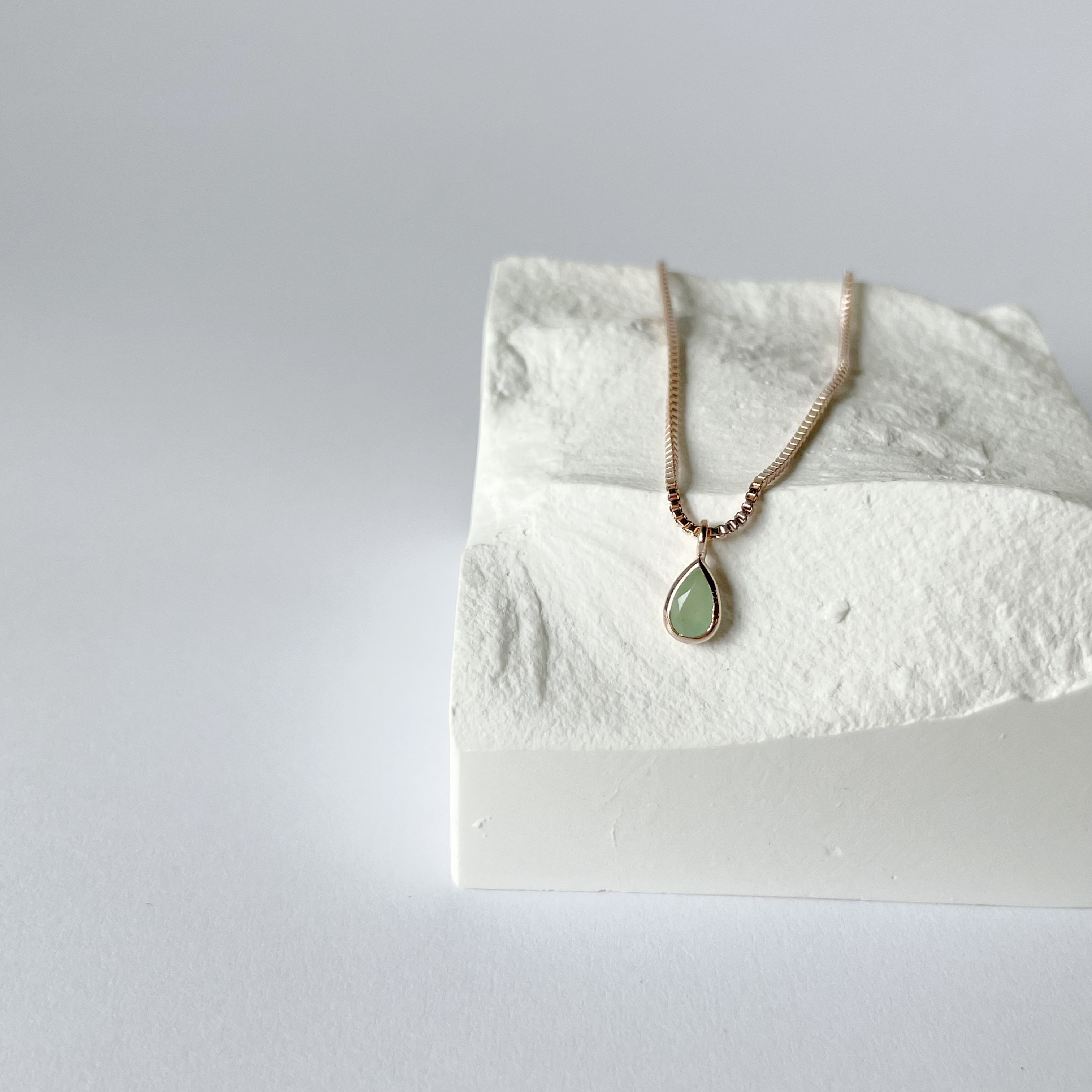 Lego水滴東菱盒子鎖骨鏈