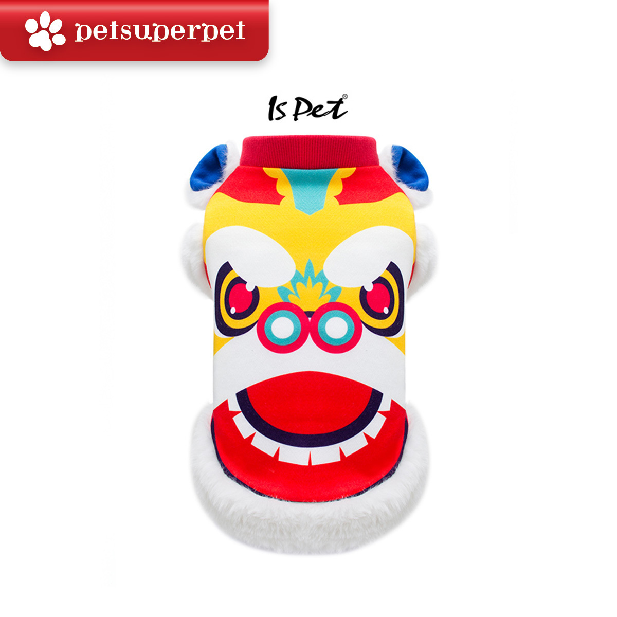【新年2022】IsPet 中國風醒獅外套 - [6尺寸]