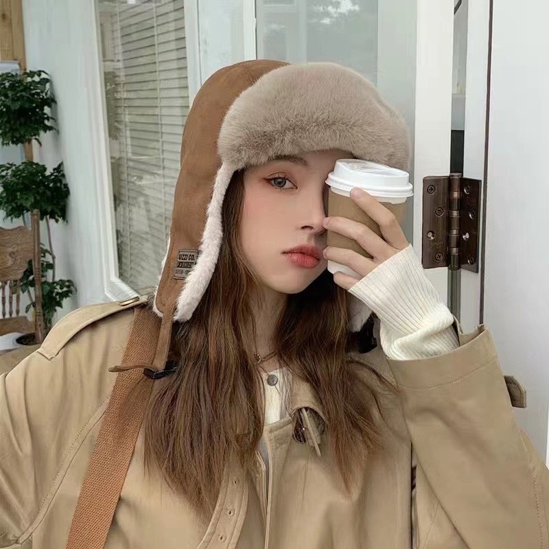 戶外護耳保暖飛行帽/五色