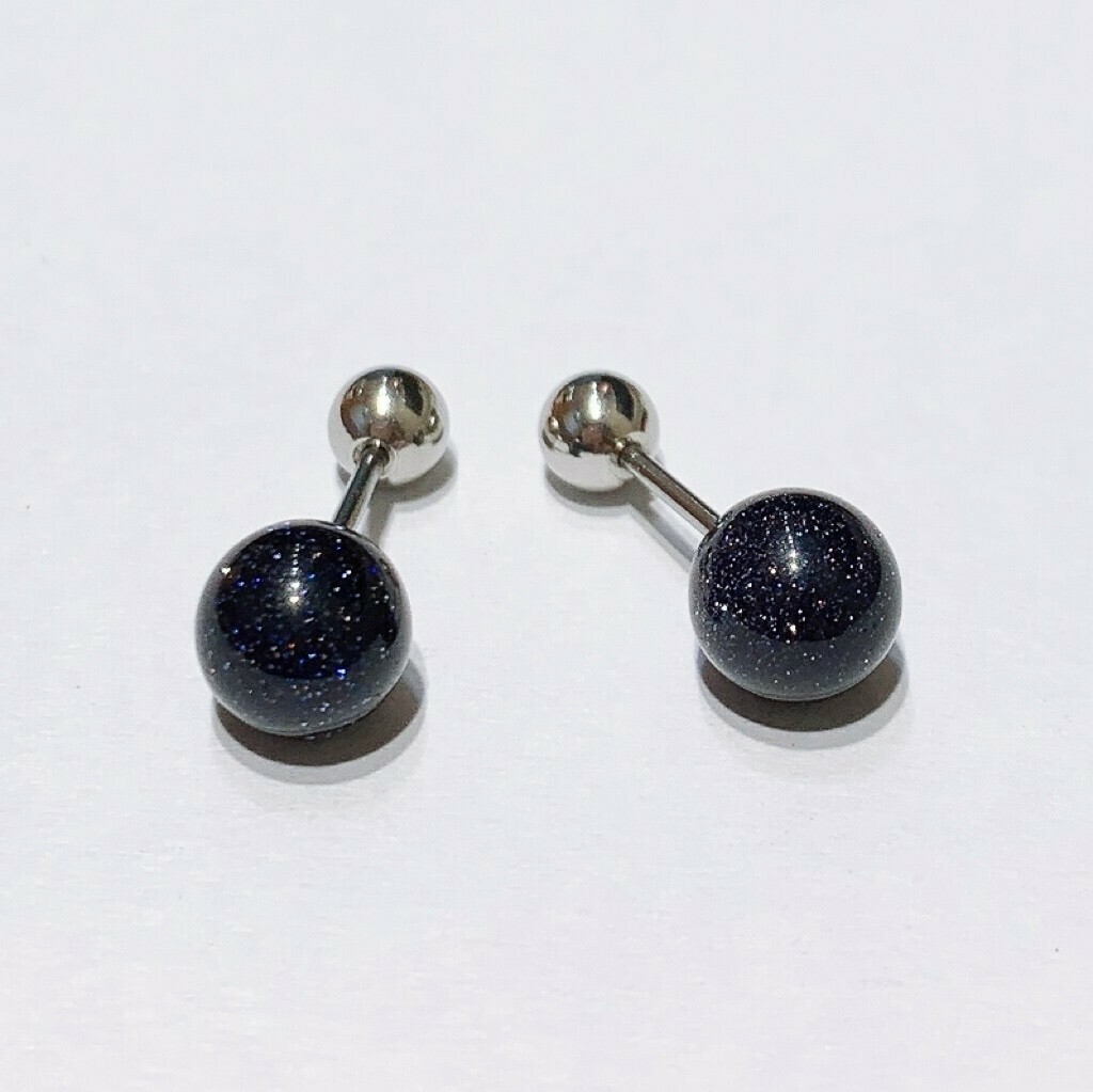 抗敏鋼 純色亮粉大球球(單支價)