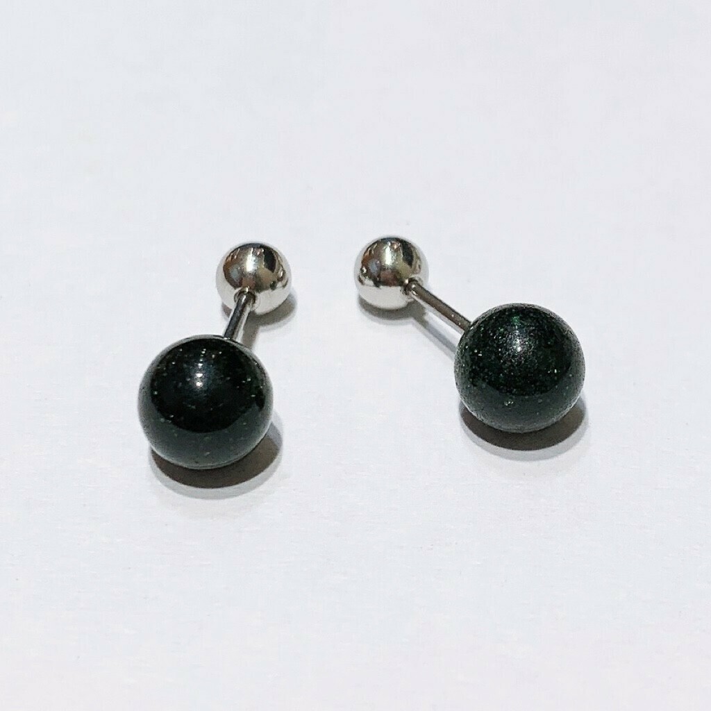 抗敏鋼 純色亮粉大球球(單支價)