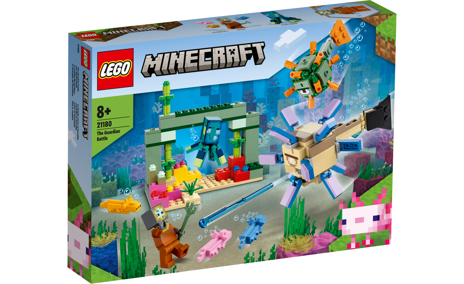 [飛米樂高積木磚賣店] LEGO 21180 Minecraft-守衛之戰